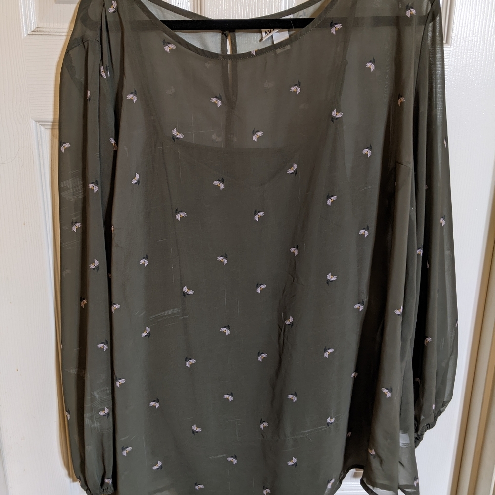 Ava & Viv layered blouse